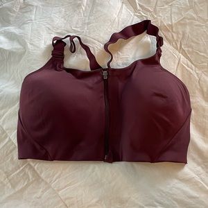 Women's High Support Zip-Front Bra - All in Motion™ Mulberry 38D